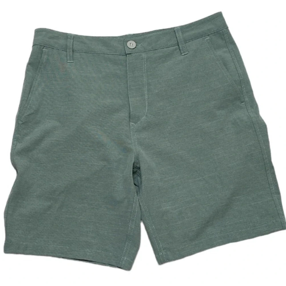RVCA Dual Purpose Trunk Hybrid Mint Green Swim Amphibian Waist 30